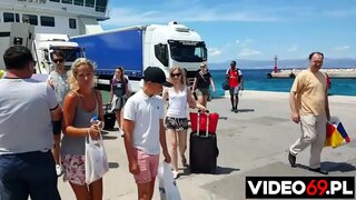 Seks bebas Filem-antara feri dan hotel-ada Sarah [pickup ]